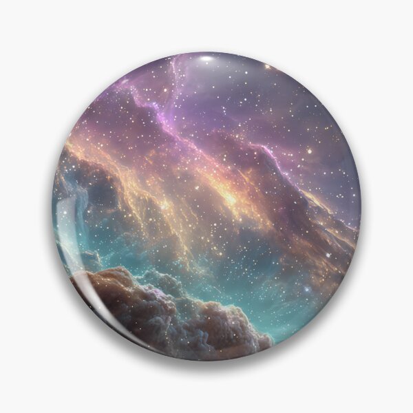 Item preview, Vibrant Cosmic Nebula Galaxy Space Art designed and sold by Flowing Colurs.