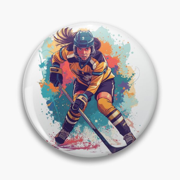 Item preview, Winter Sports Games Arena Women Hockey Competition Sticker designed and sold by colorleafz.