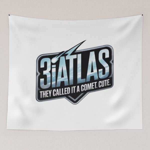 Item preview, 3iAtlas Interstellar Visitor - They Called It A Comet Cute Sci-Fi designed and sold by Antik by Schulz.