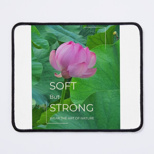 Item preview, Soft but Strong – Lotus T-Shirt designed and sold by ZenaDesign.