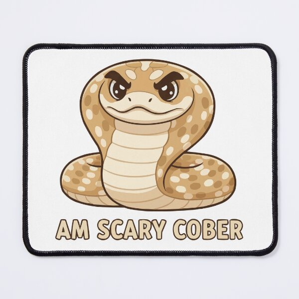 Item preview, Am Scary Cober - Cute Hognose Snake Flattening designed and sold by Petzzz.