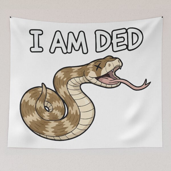 Item preview, I Am Ded - Funny Hognose Snake Playing Dead designed and sold by Petzzz.