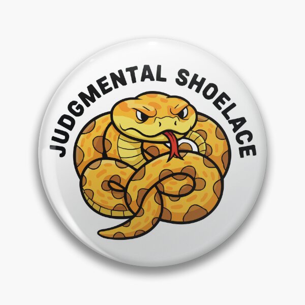 Item preview, Judgemental Shoelace - Sassy Hognose Snake Art designed and sold by Petzzz.