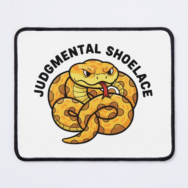 Item preview, Judgemental Shoelace - Sassy Hognose Snake Art designed and sold by Petzzz.