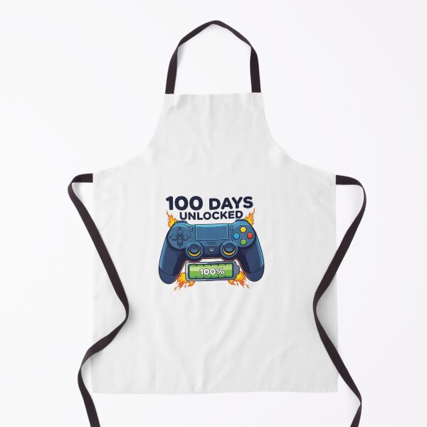Item preview, 100 Days Unlocked - Gamer Style 100 Days of School Controller designed and sold by Latikshop.