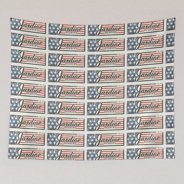 Item preview, Vintage Jardine Headers Stars and Stripes - gnarly, worn, burnout print designed and sold by retropetrol.