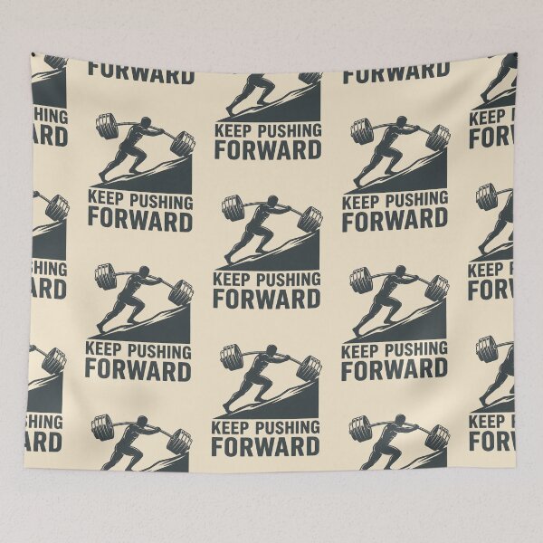Item preview, Keep Pushing Forward Vintage Design designed and sold by Guess4best.