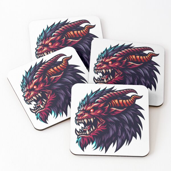 Item preview, Savage Horned Demon Beast Head designed and sold by iwzzuel.