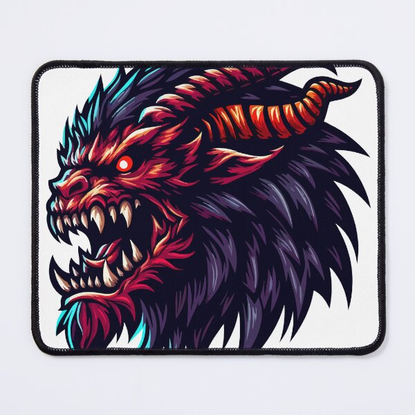 Item preview, Savage Horned Demon Beast Head designed and sold by iwzzuel.