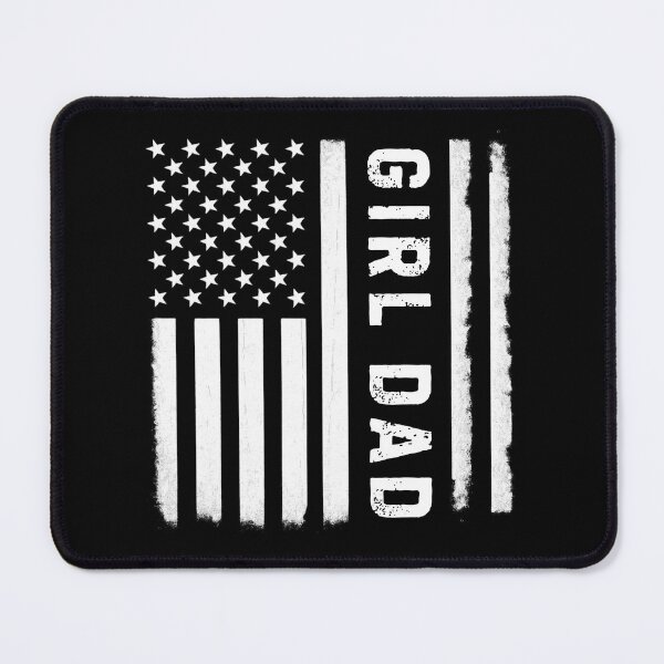 Item preview, Girl Dad American Flag – Proud Father of Daughters Patriotic Quote designed and sold by flagylART.