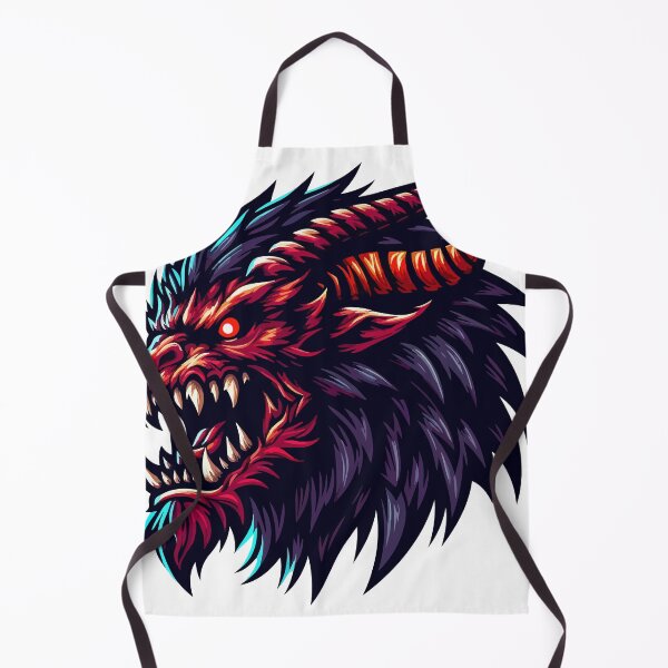 Item preview, Savage Horned Demon Beast Head designed and sold by iwzzuel.