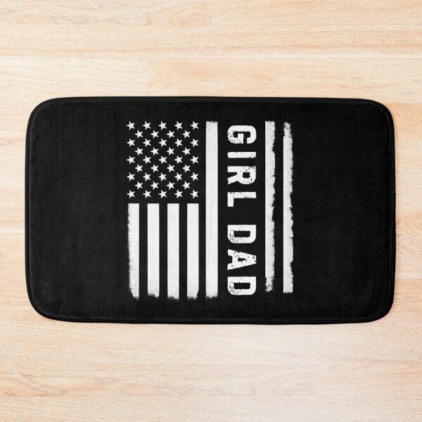 Item preview, Girl Dad American Flag – Proud Father of Daughters Patriotic Quote designed and sold by flagylART.