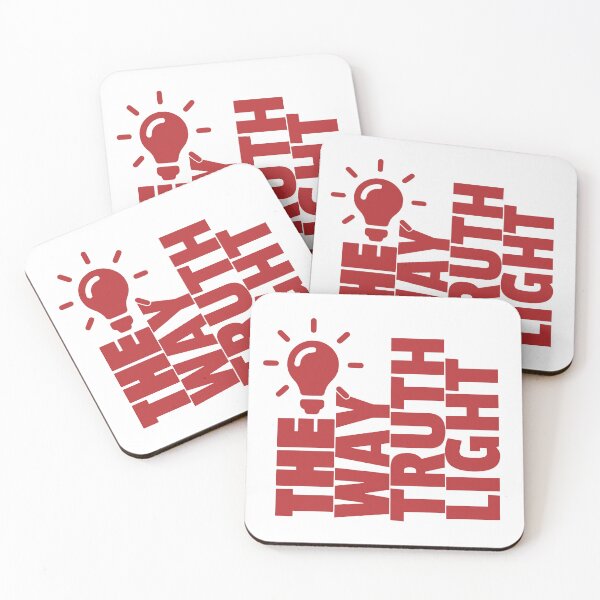 Item preview, The Way Truth Light Typography – Inspirational Quote with Light Bulb Icon designed and sold by UI Expert.