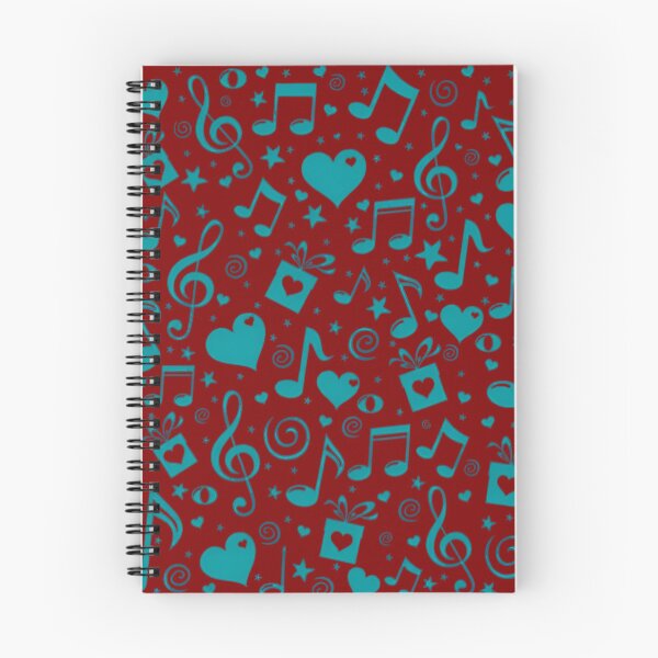 Item preview, Musical Hearts Pattern – Cute Music Lover Aesthetic Design designed and sold by Rangmanch.