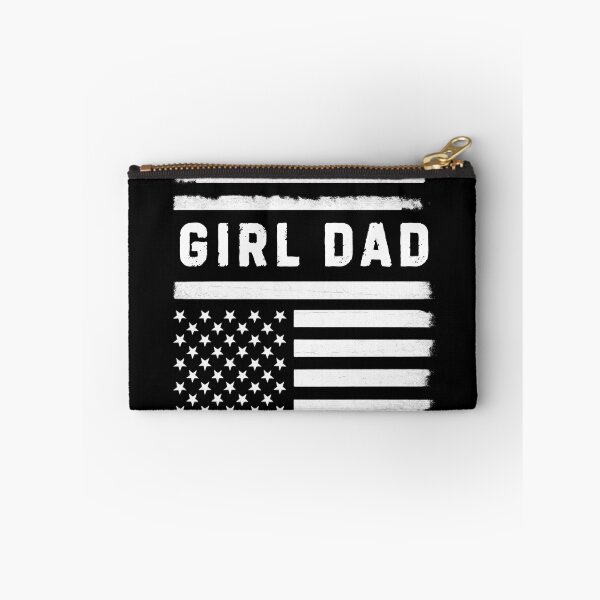 Item preview, Girl Dad American Flag – Proud Father of Daughters Patriotic Quote designed and sold by flagylART.