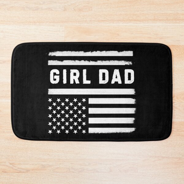 Item preview, Girl Dad American Flag – Proud Father of Daughters Patriotic Quote designed and sold by flagylART.