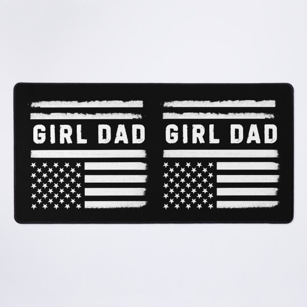 Item preview, Girl Dad American Flag – Proud Father of Daughters Patriotic Quote designed and sold by flagylART.