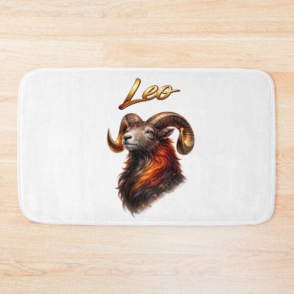 Item preview, Leo Aries Zodiac Name Fire Ram Golden Power Design designed and sold by AlexLineArt.