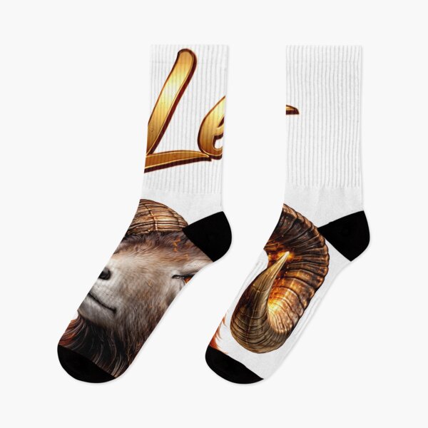 Item preview, Leo Aries Zodiac Name Fire Ram Golden Power Design designed and sold by AlexLineArt.