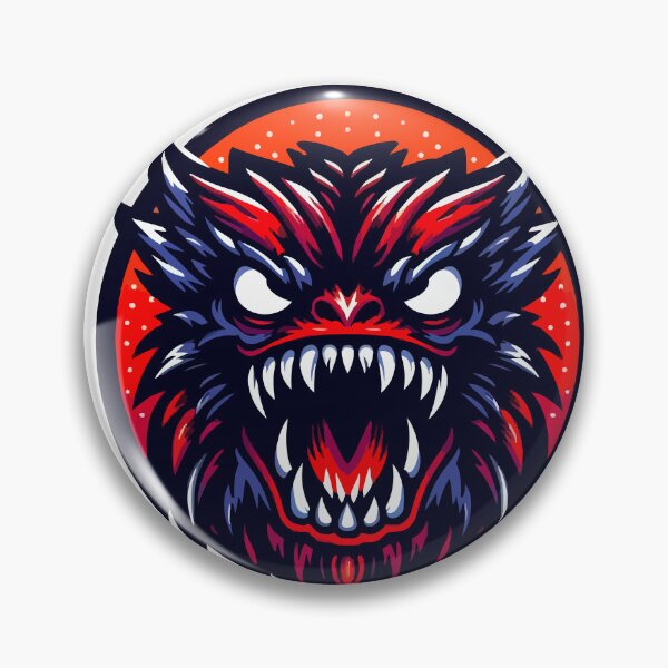 Item preview, Savage Demon Beast Face designed and sold by iwzzuel.