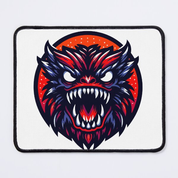 Item preview, Savage Demon Beast Face designed and sold by iwzzuel.