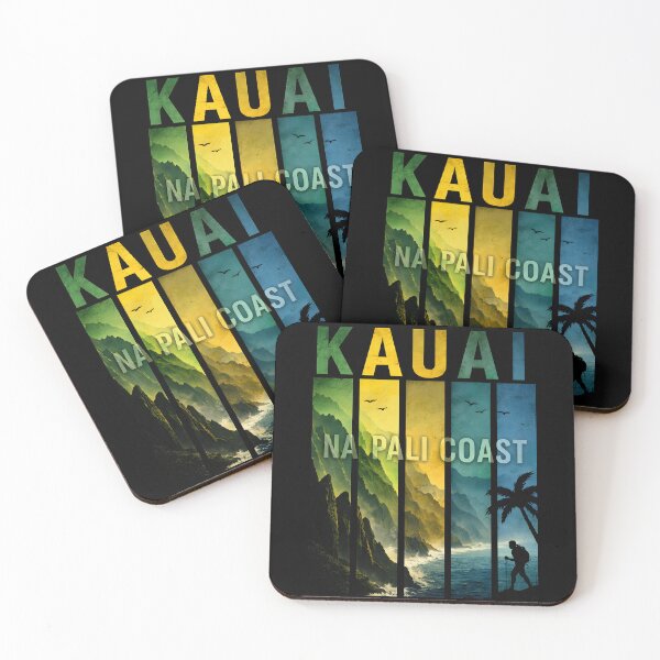 Item preview, Na Pali Coast Vertical Art Print – Hawaiian Landscape designed and sold by wildexperience.