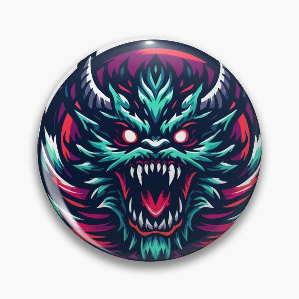 Item preview, Savage Demon Dragon Face designed and sold by iwzzuel.