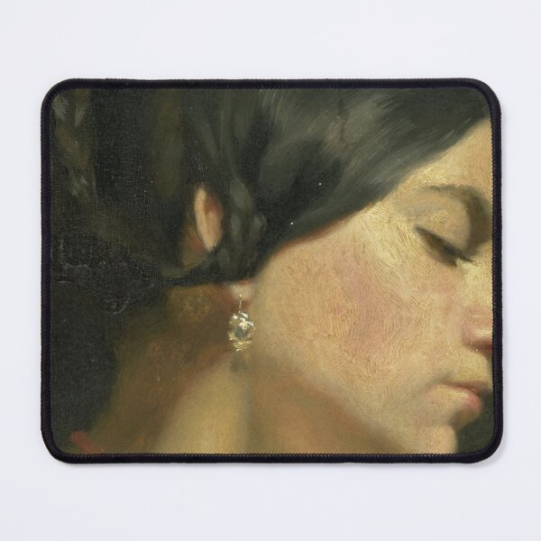 Item preview, Mary Magdalene Portrait Painting, Moody Dark Academia Wall Decor designed and sold by SavageVision.