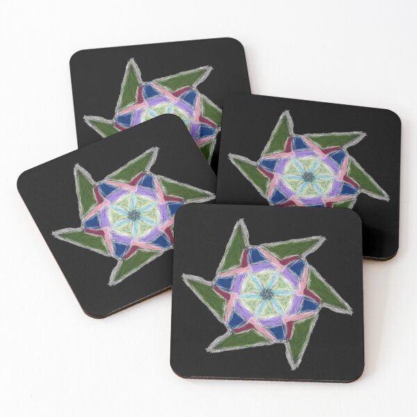 Artikelvorschau, Bunte geometrische Mandala-Schildkröte entworfen und verkauft von Tanlyco.