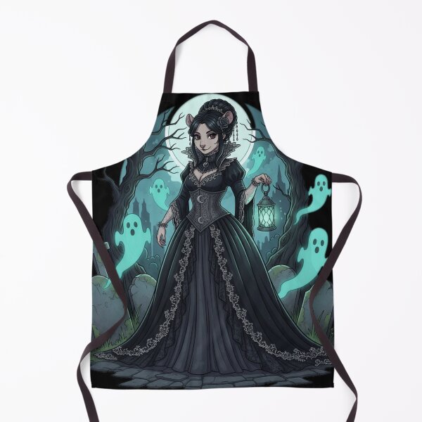 Item preview, Gothic Mouse Lady – Candlelight on the Graveyard designed and sold by RebellDancer.