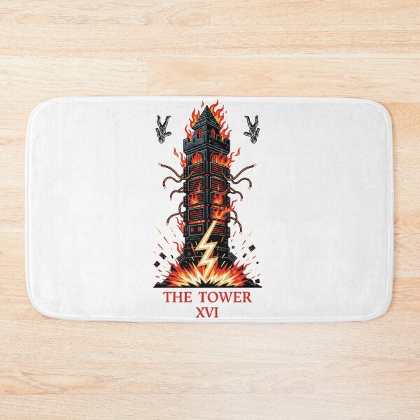 Item preview, The Tower Server Rack - Digital Age Tarot Card designed and sold by Thaivi Design.