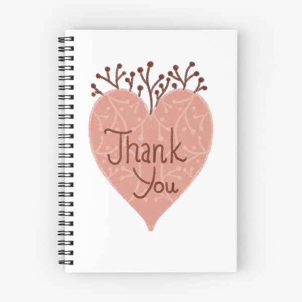 Item preview, Pink heart with thank you designed and sold by Dormitria.