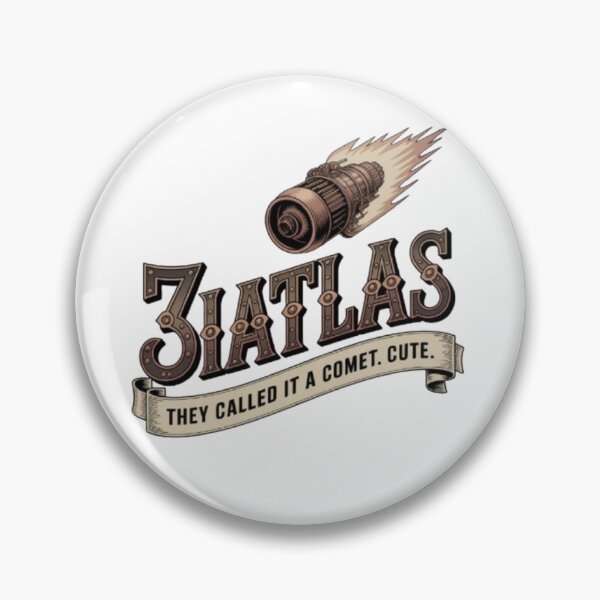 Item preview, 3iAtlas Steampunk Victorian Space Explorer Logo Brass Gears Comet designed and sold by Antik by Schulz.