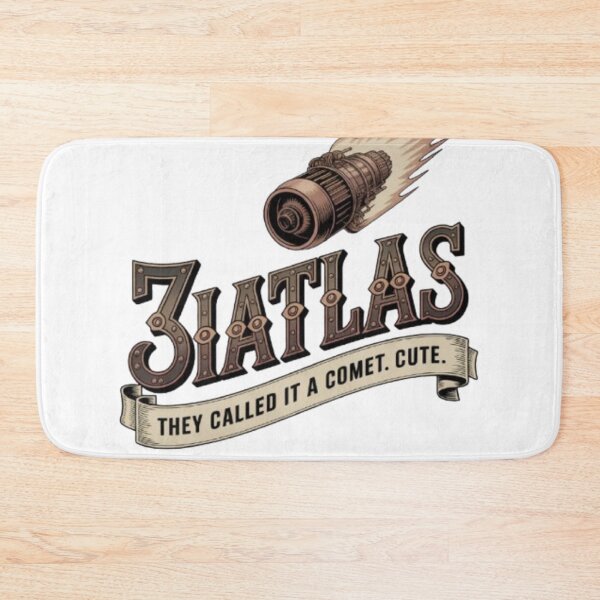Item preview, 3iAtlas Steampunk Victorian Space Explorer Logo Brass Gears Comet designed and sold by Antik by Schulz.