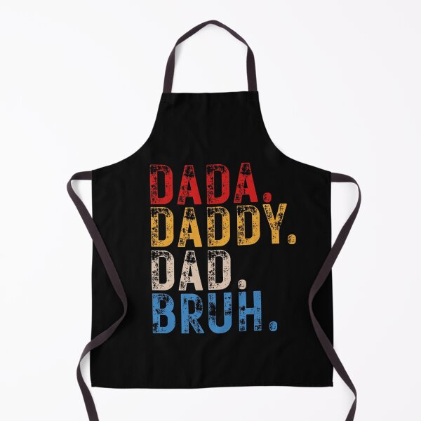 Item preview, Dada Daddy Dad Bruh – Funny Dad Evolution Distressed Typography designed and sold by flagylART.