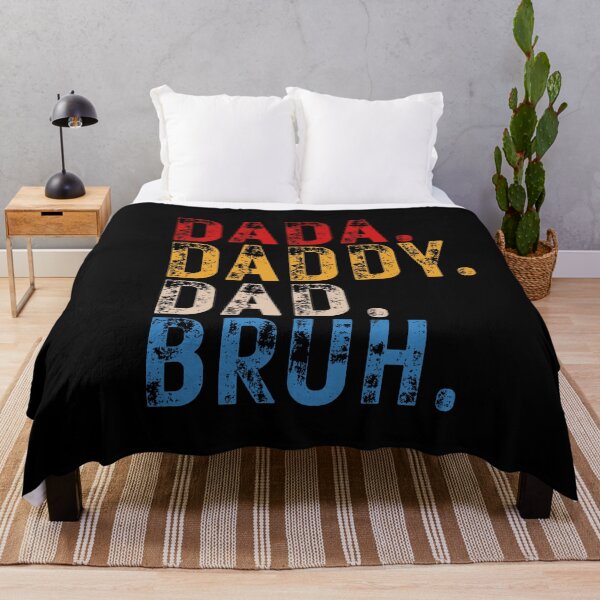 Item preview, Dada Daddy Dad Bruh – Funny Dad Evolution Distressed Typography designed and sold by flagylART.
