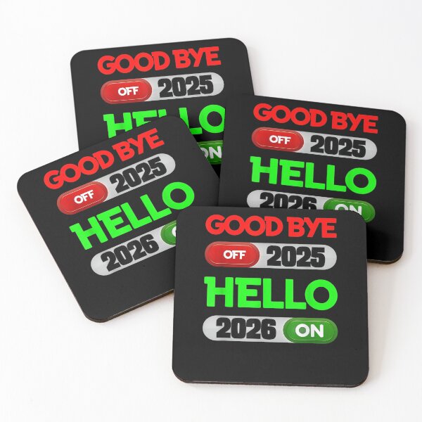 Item preview, Happy New Year 2026 Goodbye 2025 Hello 2026 designed and sold by Juansustait.