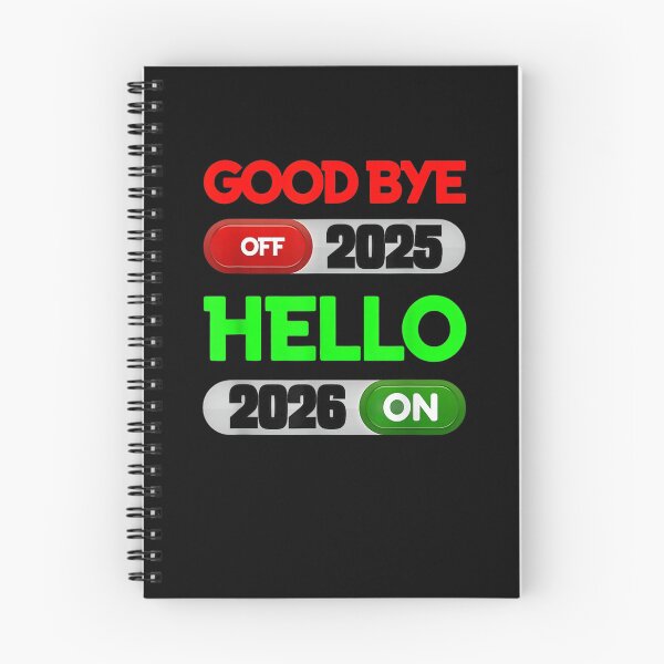Item preview, Happy New Year 2026 Goodbye 2025 Hello 2026 designed and sold by Juansustait.