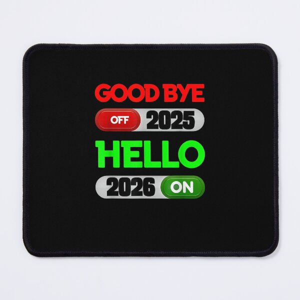 Item preview, Happy New Year 2026 Goodbye 2025 Hello 2026 designed and sold by Juansustait.