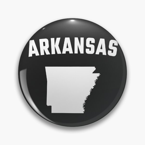 Item preview, Arkansas State Pride - Minimalist White Map Design designed and sold by mashmosh.