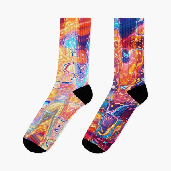 Item preview, Flowing neon colors, abstract composition designed and sold by Sigtrix.