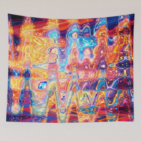 Item preview, Flowing neon colors, abstract composition designed and sold by Sigtrix.