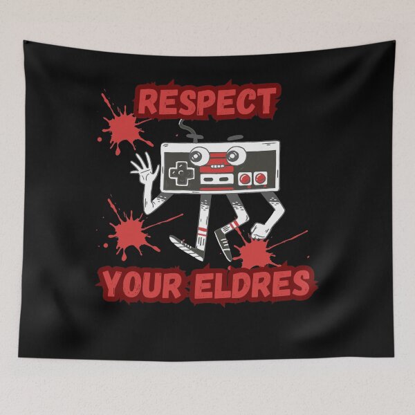 Item preview, Respect Your Elders Gaming Control Retro designed and sold by StaticMood.