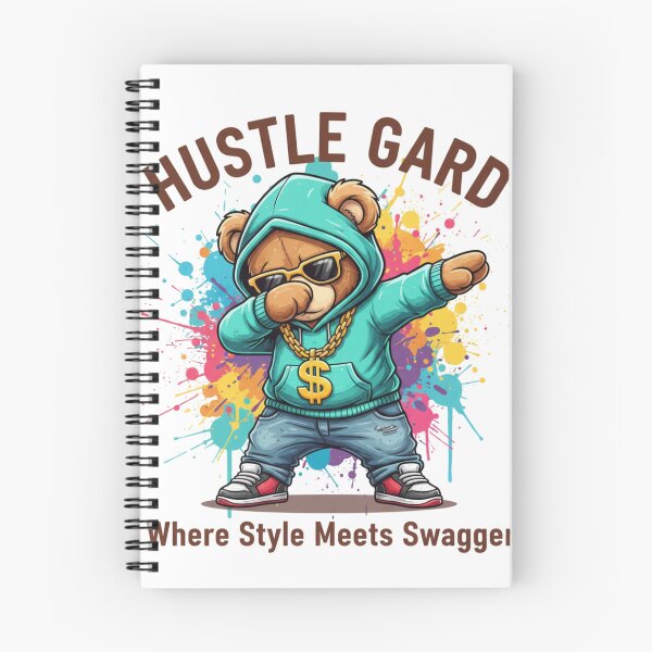 Item preview, Hustle Gard Dabbing Teddy Bear Streetwear Illustration designed and sold by HorizonStores.