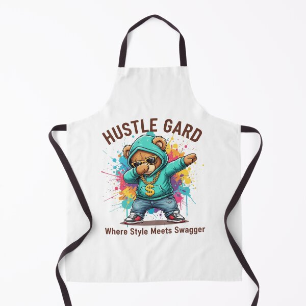 Item preview, Hustle Gard Dabbing Teddy Bear Streetwear Illustration designed and sold by HorizonStores.