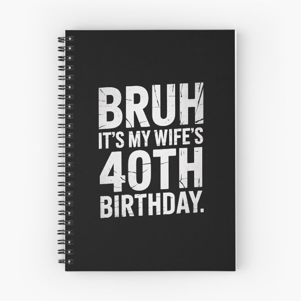 Item preview, Bruh It's My Wife's 40th Birthday Queen Couple Happy  designed and sold by PowAcademy.