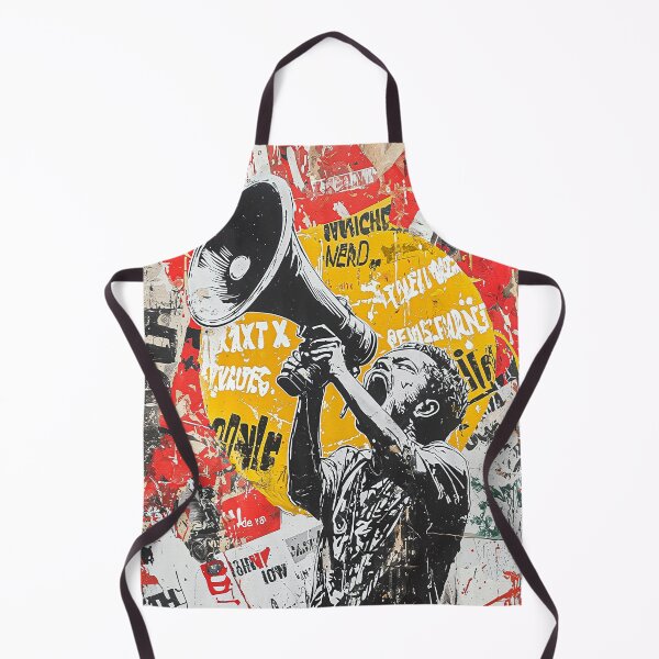 Item preview, Urban Voice - Street Art Protest Collage designed and sold by DEKALQUE.