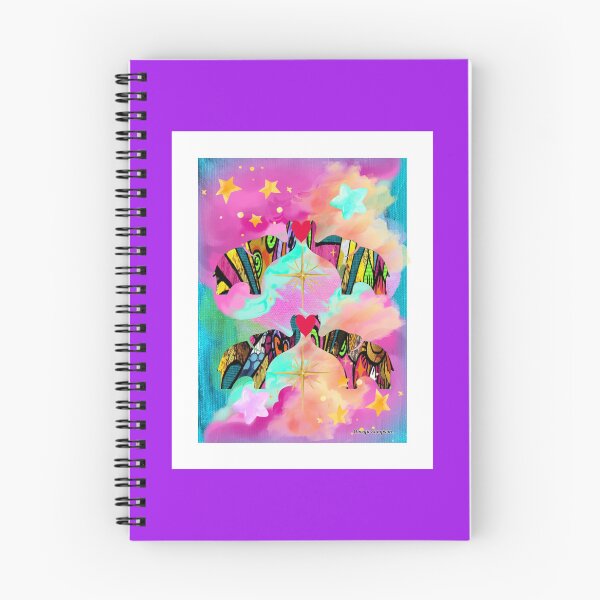 Item preview, Cosmic Love Elephants designed and sold by artbyomega.