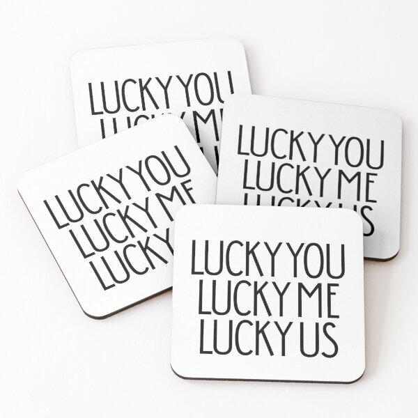 Item preview, Lucky You, Lucky Me, Lucky Us designed and sold by CraftyHourNJ.
