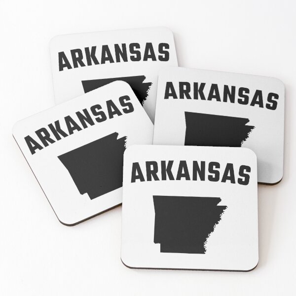 Item preview, Arkansas State Map Silhouette - Classic Bold Typography designed and sold by mashmosh.